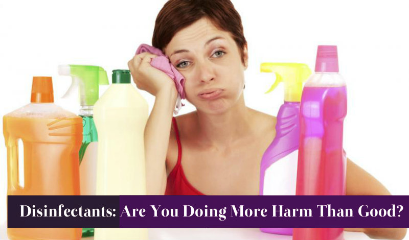 worried woman thinking about chemicals in market products