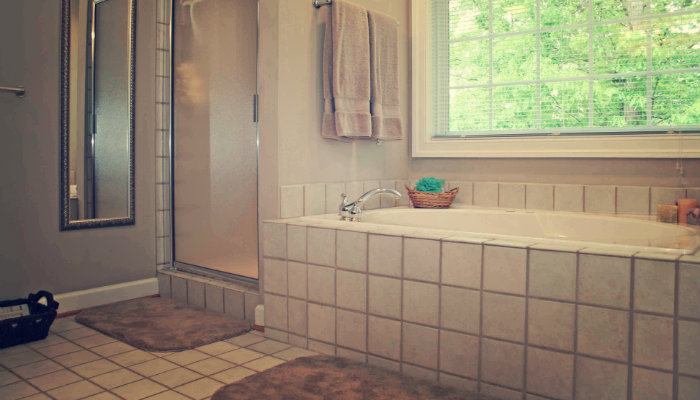 image of bathroom with tiles